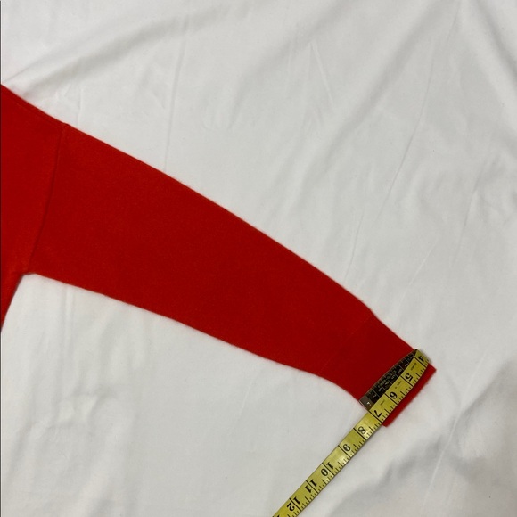 Madewell Women’s Orange,Cashmere,V-Neck Long Sleeve Sweater.Size- Medium - Picture 11 of 14